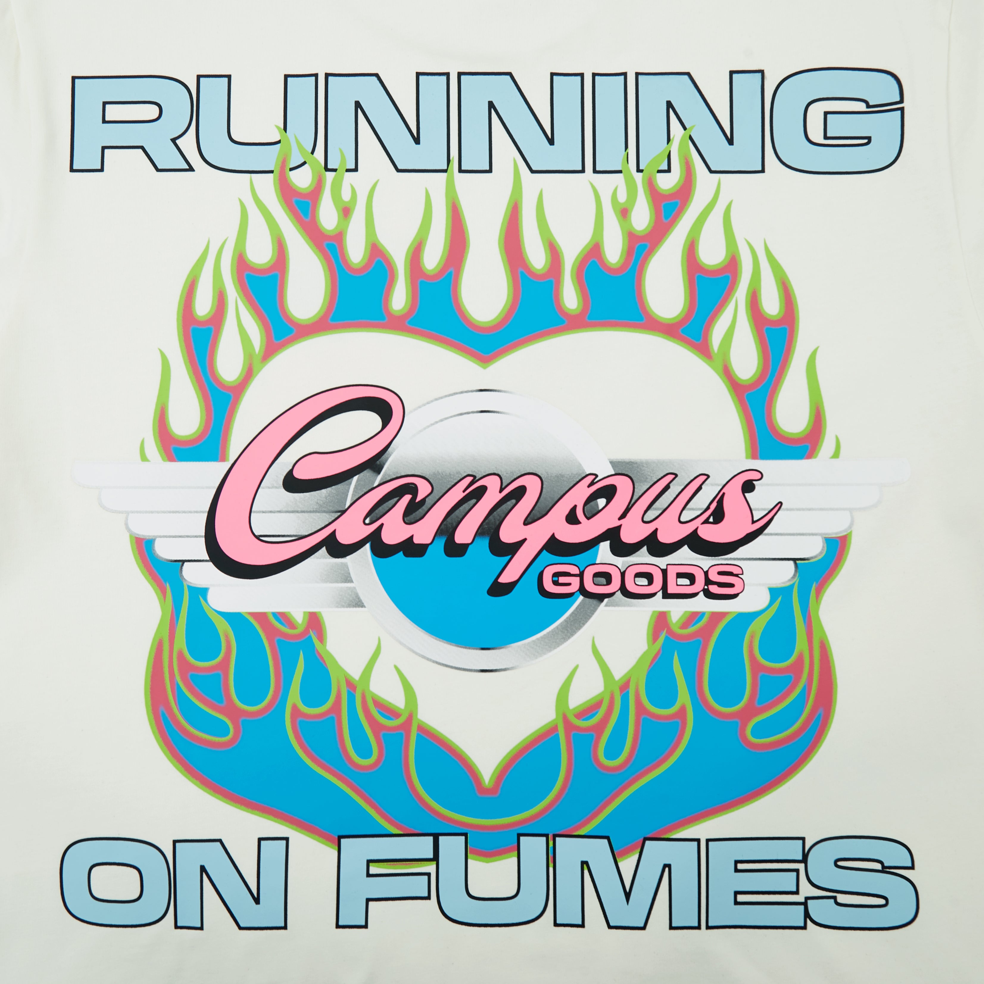 Fumes Crop Tee (Cream)